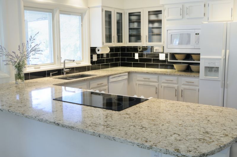 Kitchen with Custom Granite Design